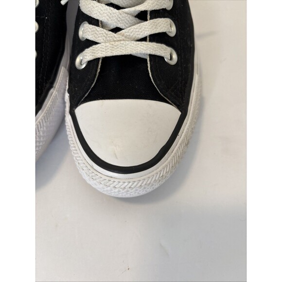 Size 7.5 - Converse Chuck Taylor All Star Low Top Black/White - Picture 6 of 14